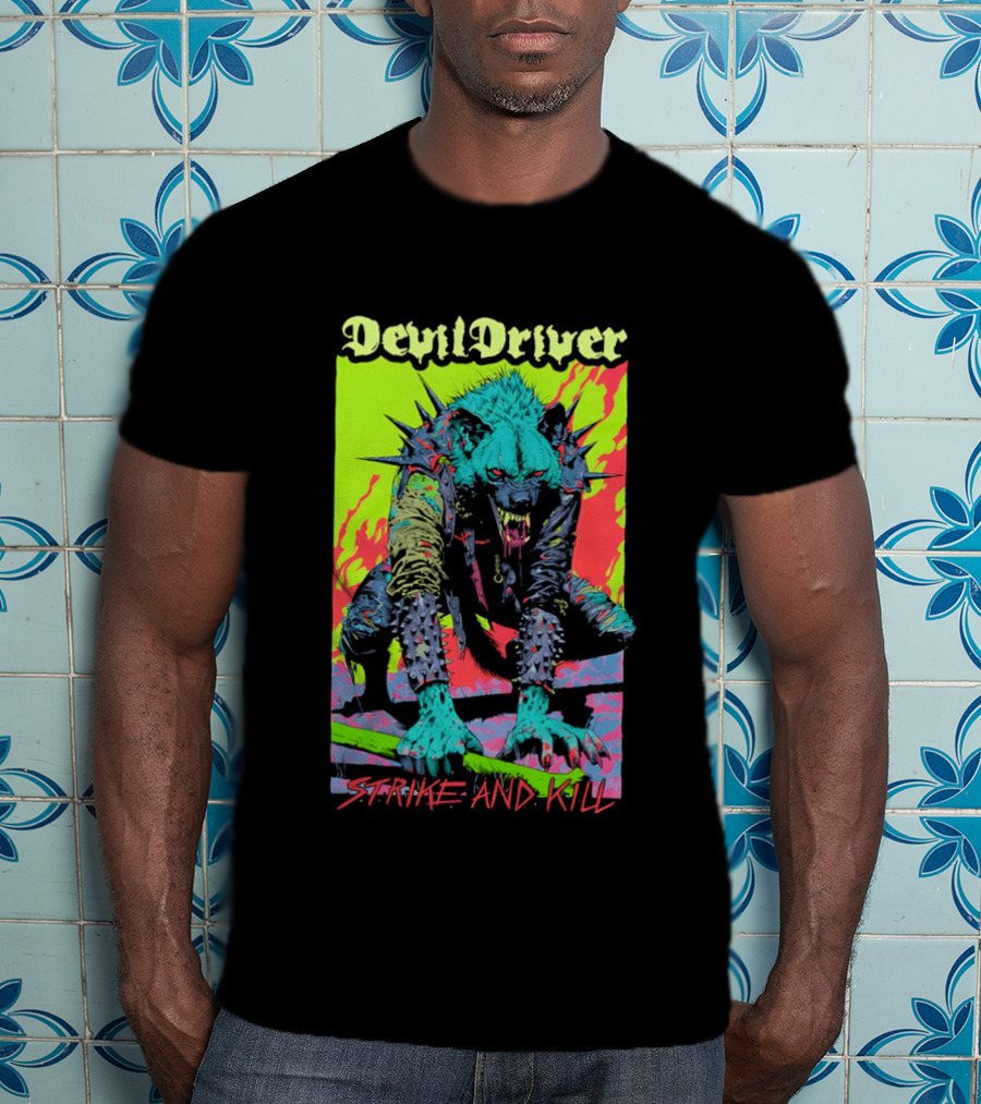DevilDriver Strive And Kill Bone Hyena T-Shirt