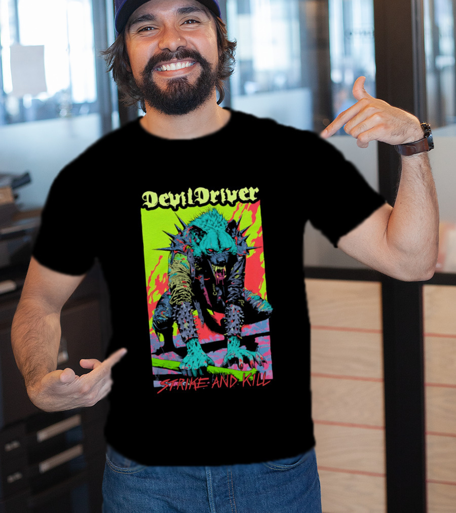 DevilDriver Strive And Kill Bone Hyena T-Shirt