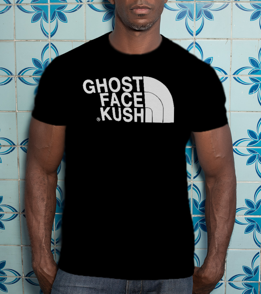 Ghost Face Kush North Face T-Shirt