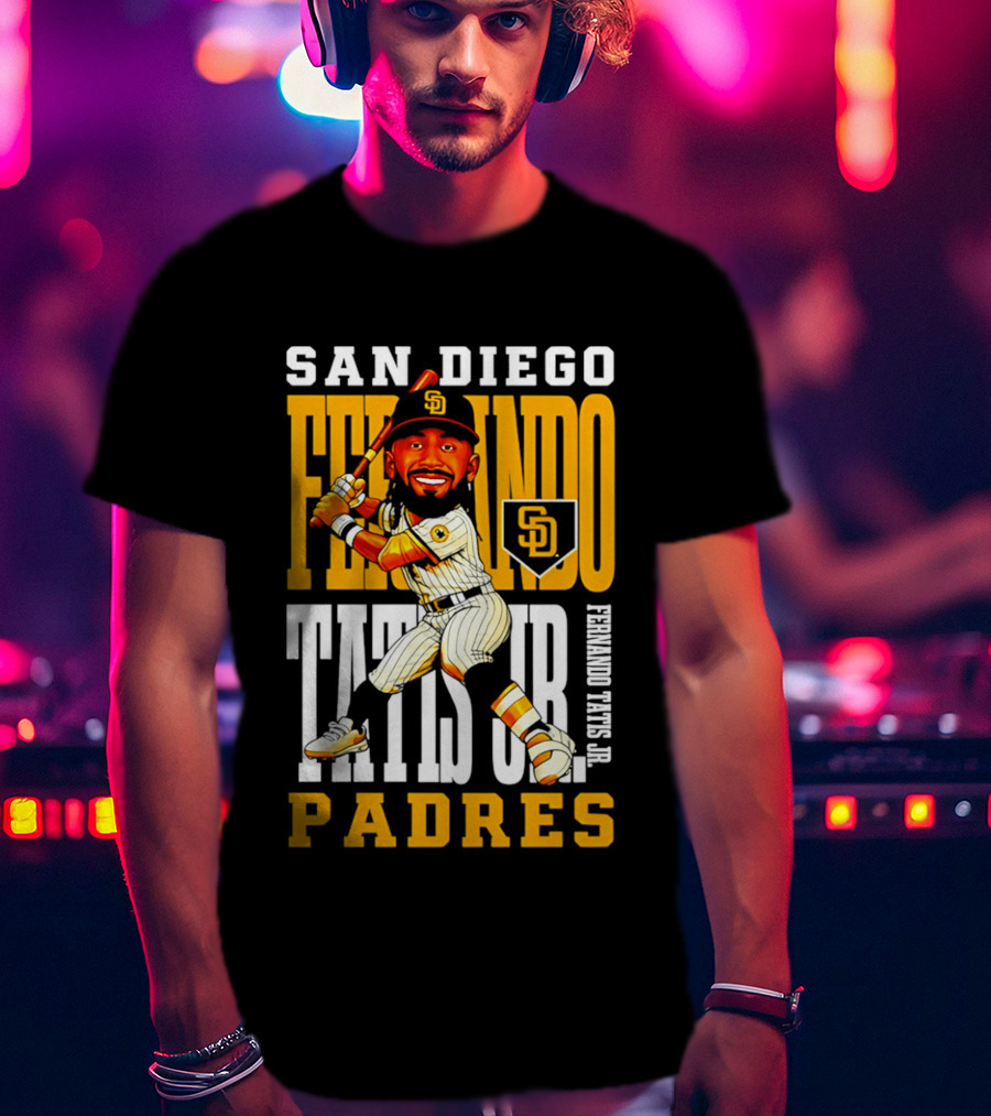 San Diego Padres Fernando Tatis Jr Iconic Baseball Star T-Shirt