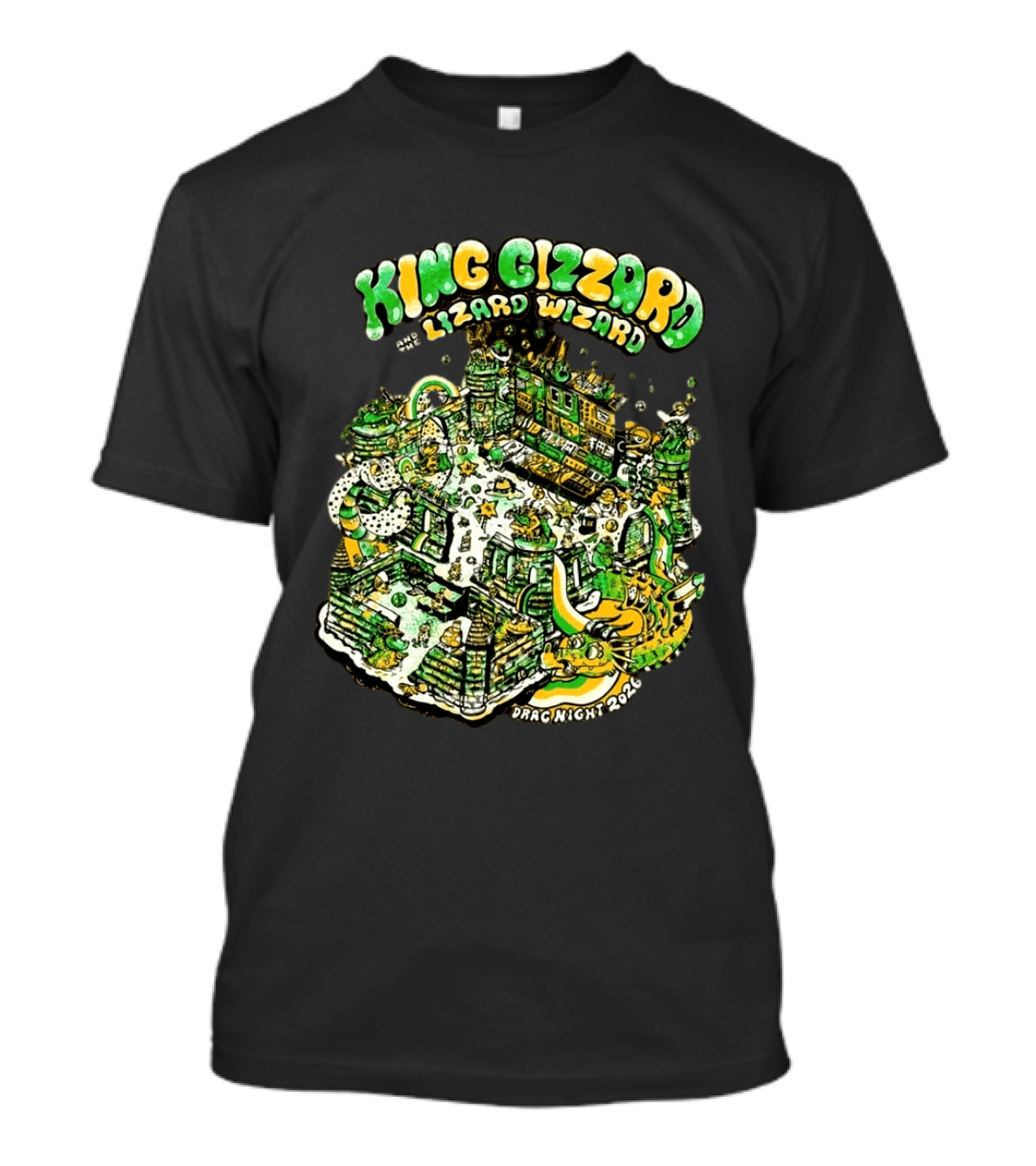 King Gizzard And The Lizard Wizard Drag Night 2026 Festival King Gizzard Stage T-Shirt
