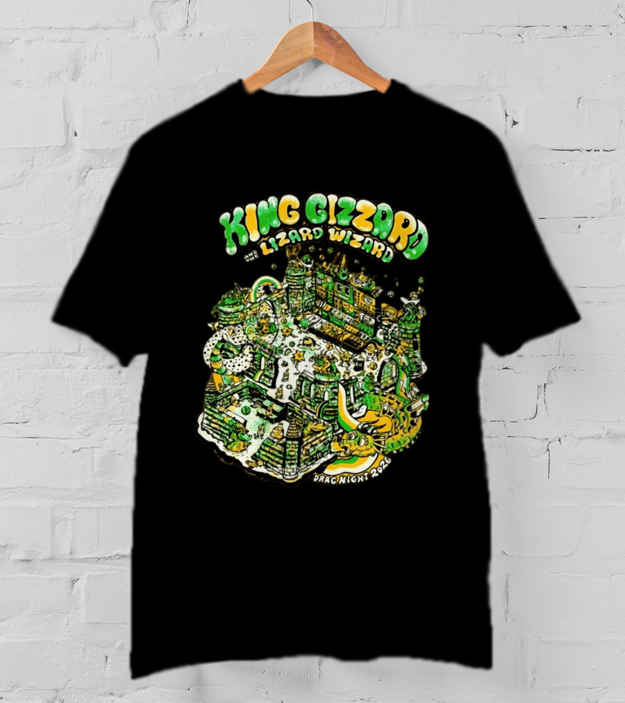 King Gizzard And The Lizard Wizard Drag Night 2026 Festival King Gizzard Stage T-Shirt
