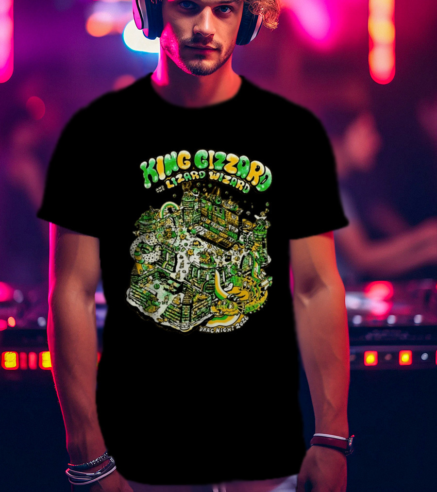 King Gizzard And The Lizard Wizard Drag Night 2026 Festival King Gizzard Stage T-Shirt