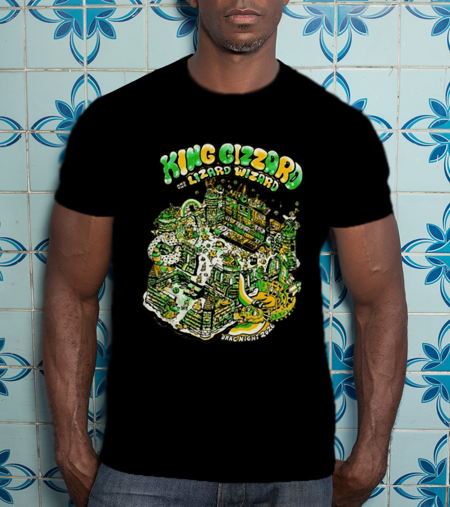 King Gizzard And The Lizard Wizard Drag Night 2026 Festival King Gizzard Stage T-Shirt