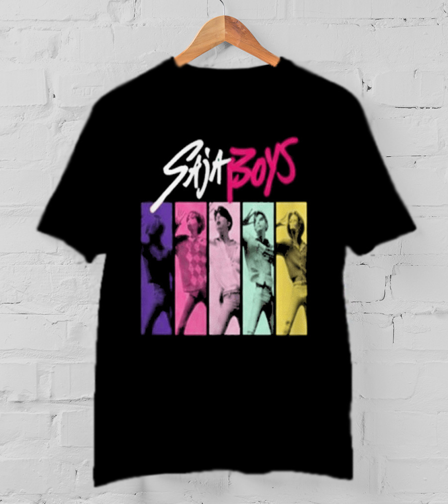 Saja Boys Kpop Demon Hunters World Tour Colorful T-Shirt