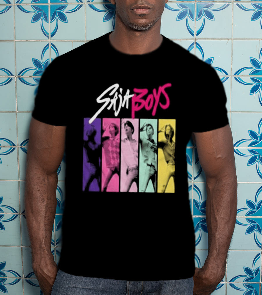 Saja Boys Kpop Demon Hunters World Tour Colorful T-Shirt