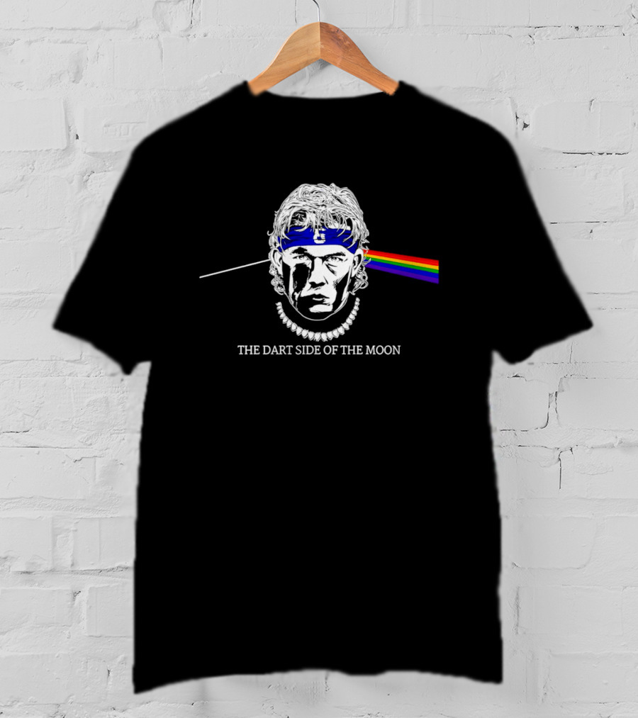 The Dart Side Of The Moon Rainbow Prism Luke Littler T-Shirt