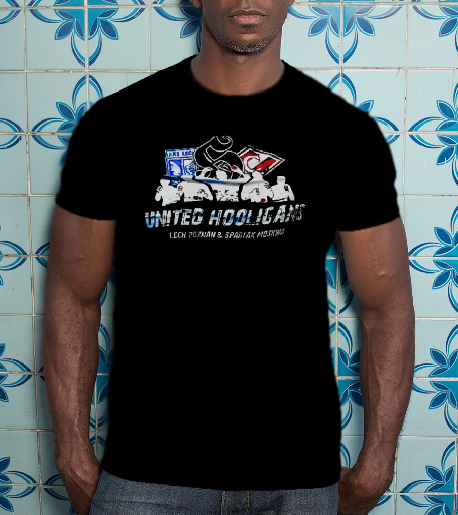 United Hooligans Lech Poznan Spartak Moskwa Ultras LC Supporters T-Shirt