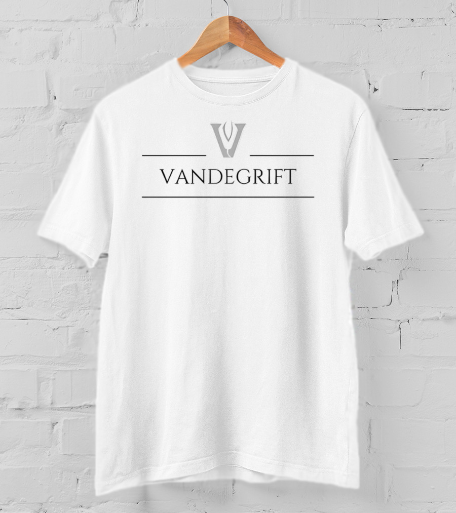 Vandegrift Vipers Stylized V Horizontal Lines T-Shirt