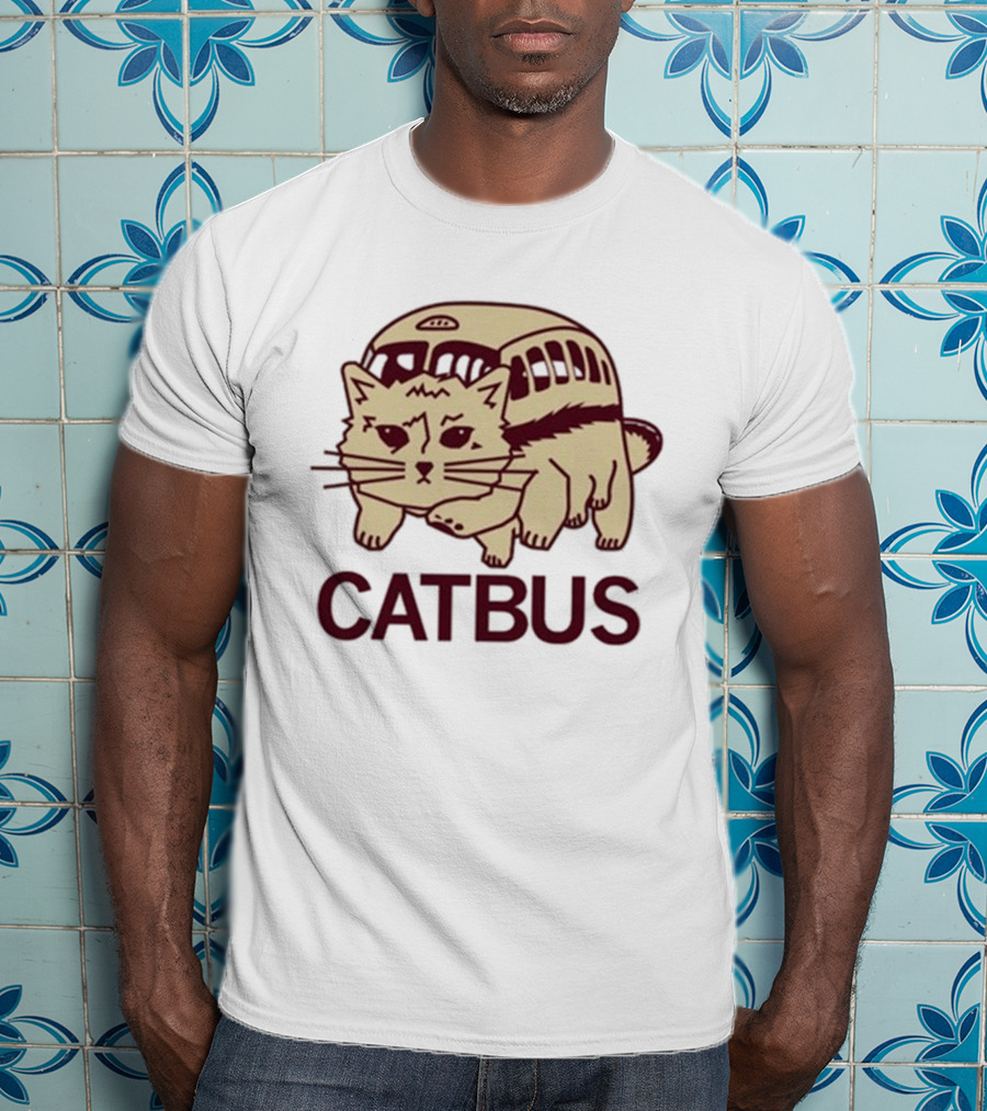 Catbus Gary Feline Transport Mashup T-Shirt