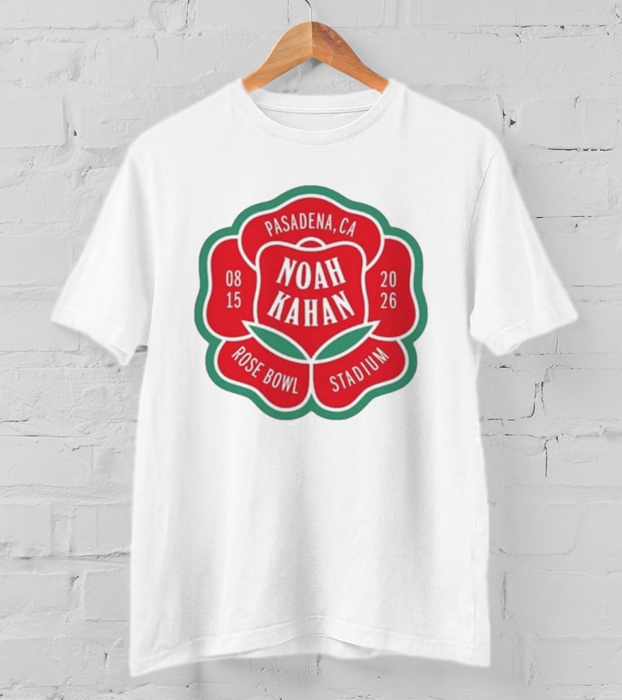 Noah Kahan Pasadena CA Rose Bowl Stadium 2026 August 15 T-Shirt