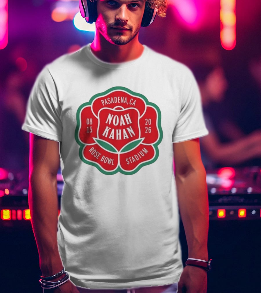 Noah Kahan Pasadena CA Rose Bowl Stadium 2026 August 15 T-Shirt