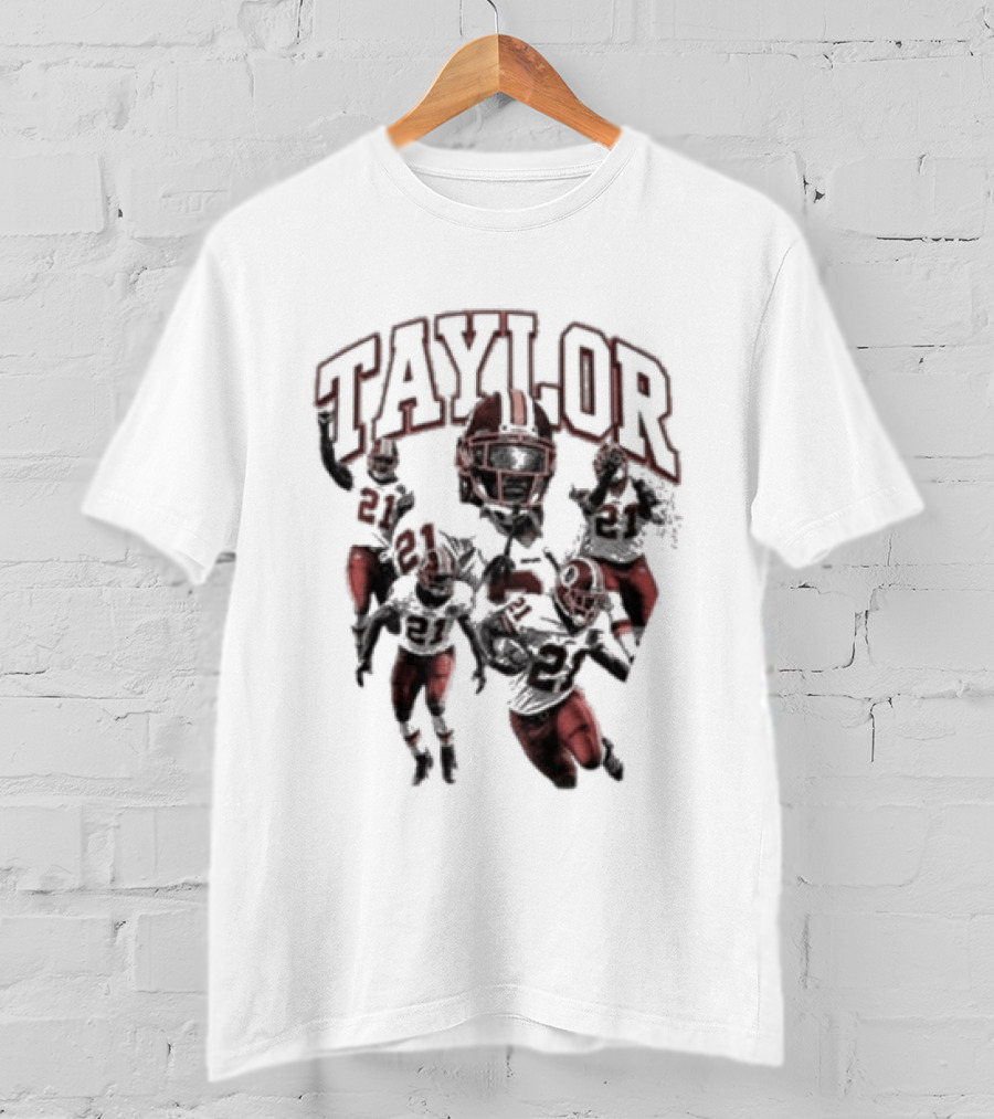 Taylor Washington Redskins 21 Northwest Stadium Football T-Shirt