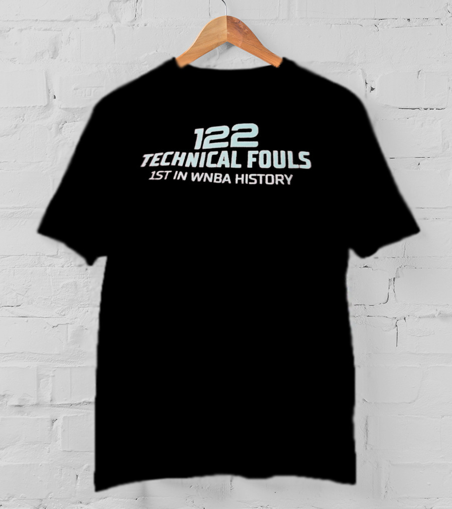 122 Technical Fouls 1st In WNBA History Diana Taurasi Phoenix Mercury T-Shirt