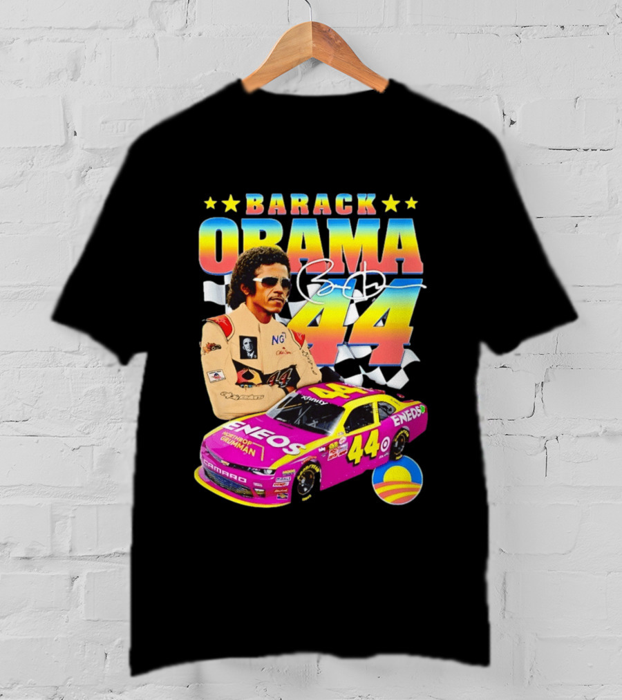 Barack Obama Racing 44 ENEOS NASCAR T-Shirt