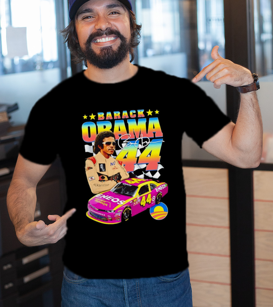Barack Obama Racing 44 ENEOS NASCAR T-Shirt