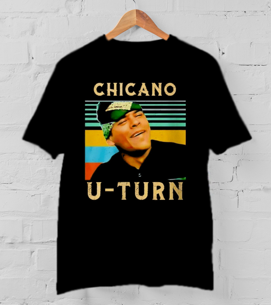 Chicano U Turn Sunset Stripes Smiling Man Bandana T-Shirt