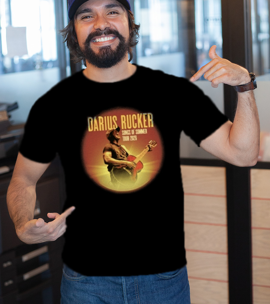 Darius Rucker Songs Of Summer Tour 2026 Vintage Country Music Concert Performance T-Shirt