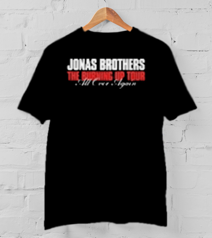 Jonas Brothers The Burning Up Tour 2008 Live MSG T-Shirt