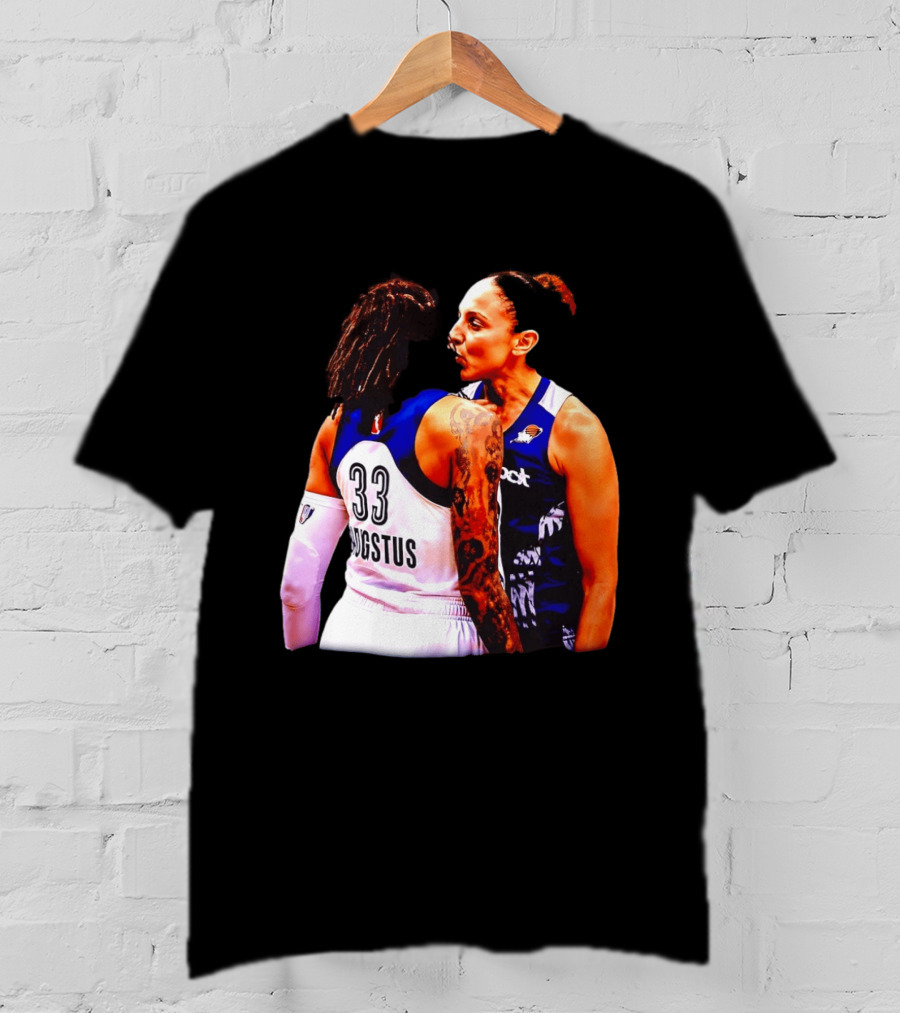WNBA Diana Taurasi And Seimone Augustus Iconic Encounter Basketball Moment T-Shirt