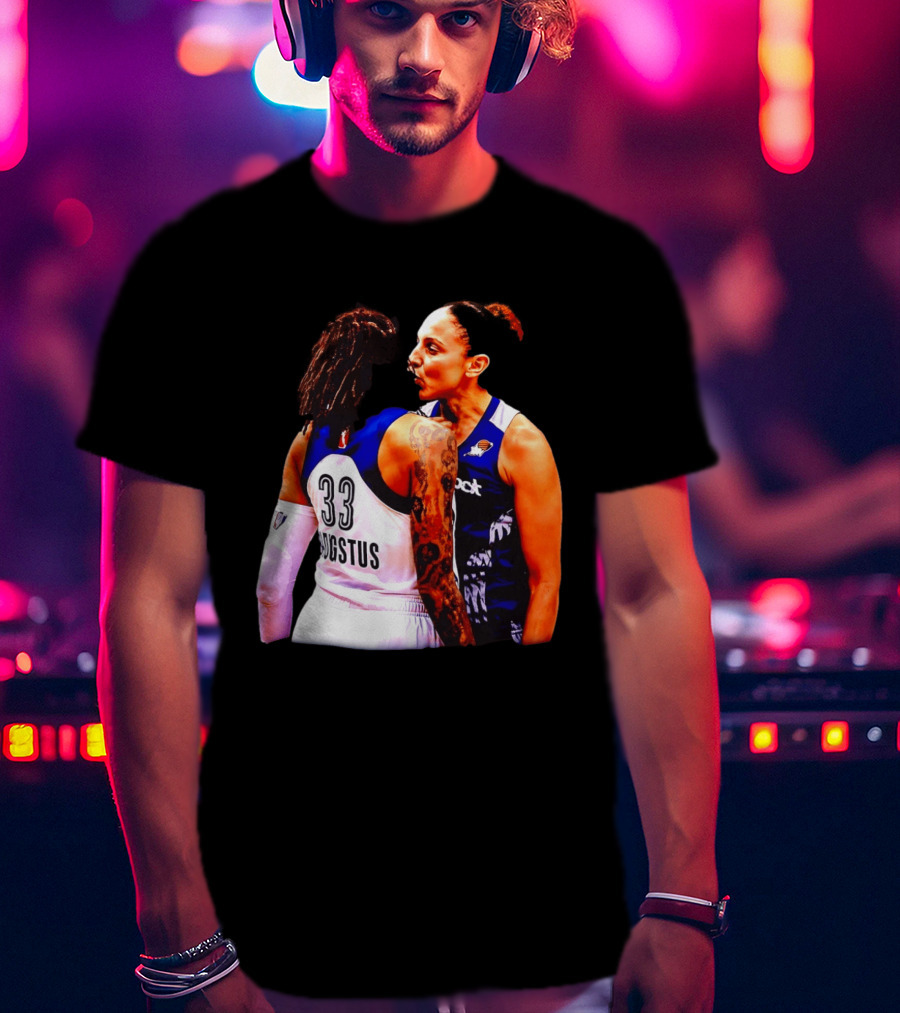WNBA Diana Taurasi And Seimone Augustus Iconic Encounter Basketball Moment T-Shirt
