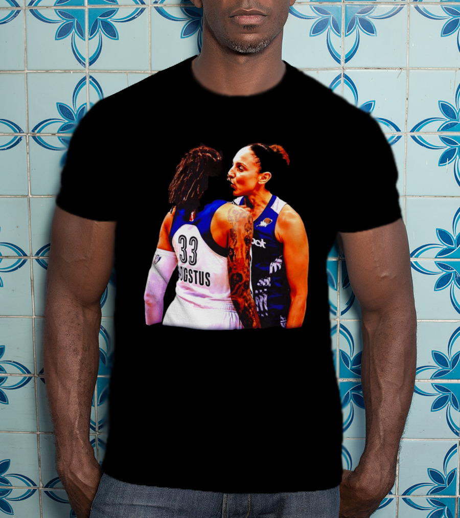 WNBA Diana Taurasi And Seimone Augustus Iconic Encounter Basketball Moment T-Shirt