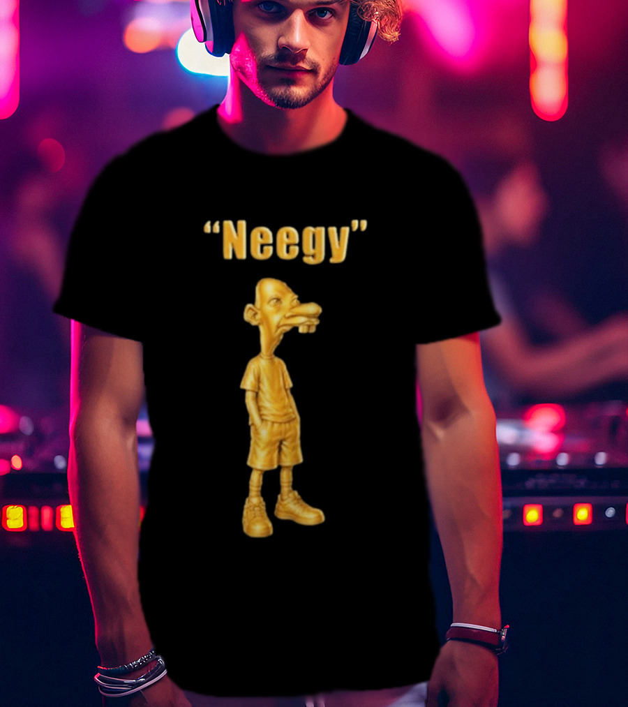 Neegy Energy Tung Tung Vintage Cartoon T-Shirt