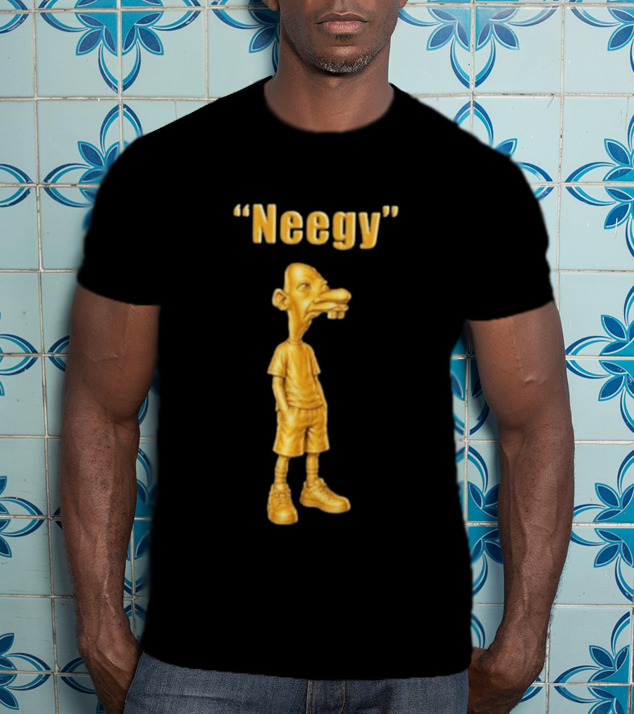 Neegy Energy Tung Tung Vintage Cartoon T-Shirt