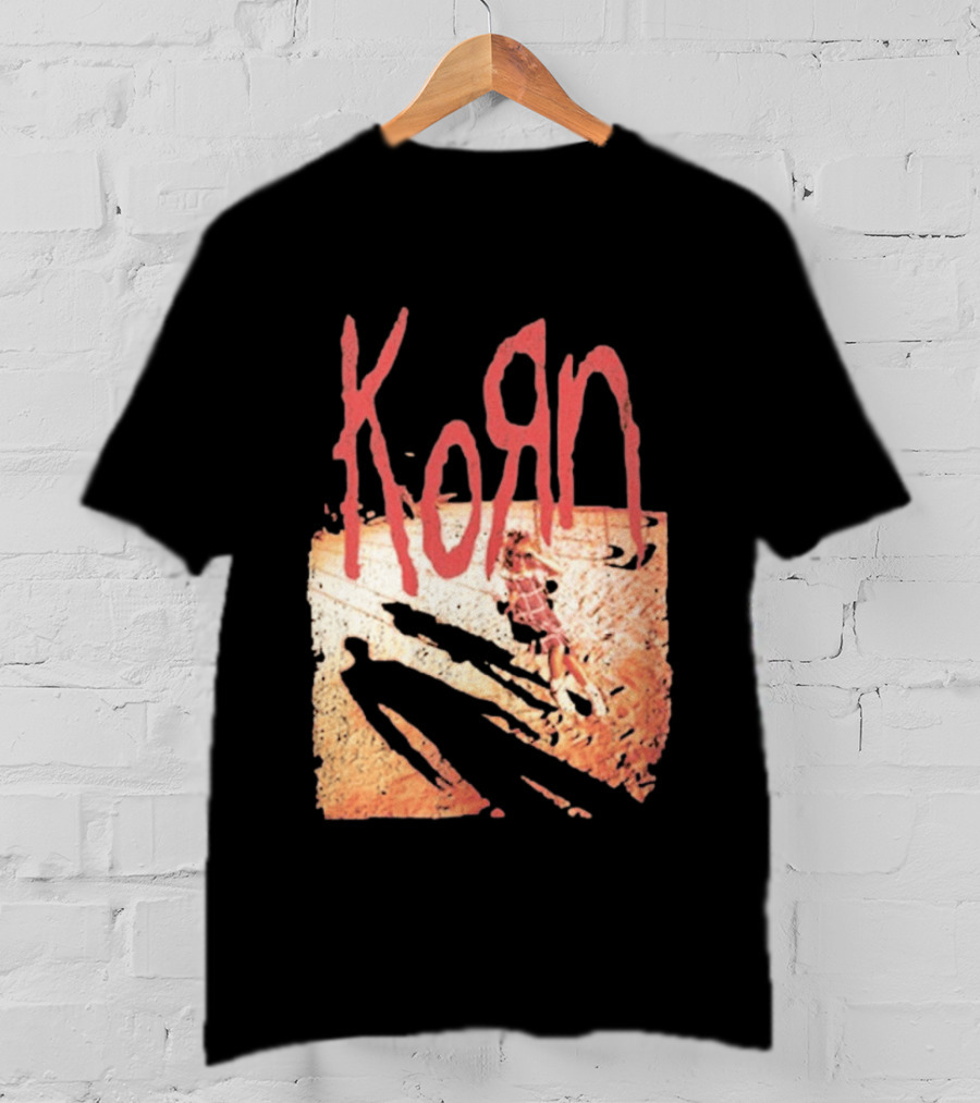 Korn Self Titled Album Cover Art With Distressed Child T-Shirt