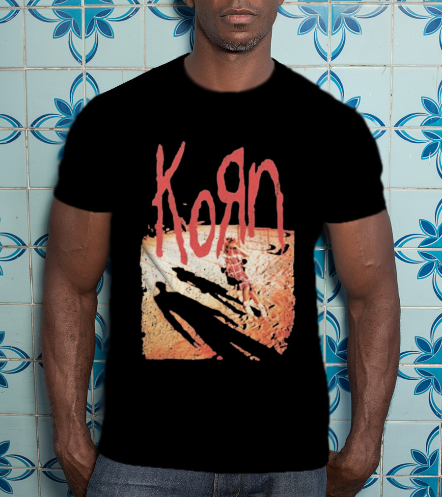 Korn Self Titled Album Cover Art With Distressed Child T-Shirt