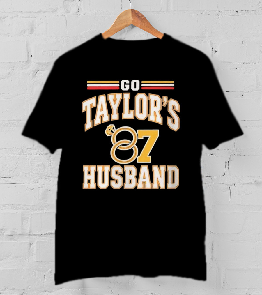 Go Taylor's 87 Husband Interlocking Engagement Rings Diamond T-Shirt