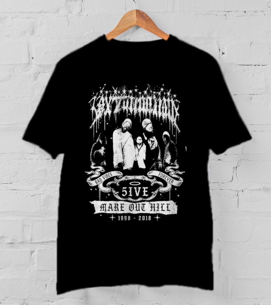 Quavo XXXTentacion Bad Vibes Forever 5IVE Make Out Hill 1998 2018 T-Shirt