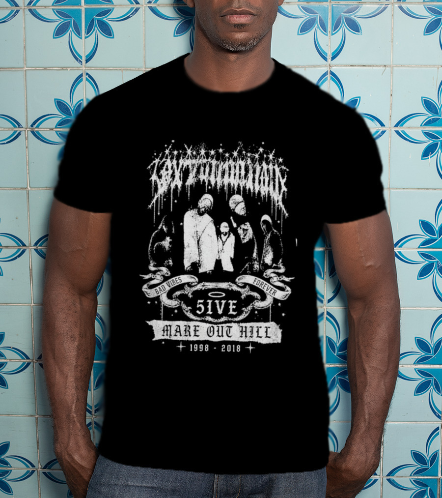 Quavo XXXTentacion Bad Vibes Forever 5IVE Make Out Hill 1998 2018 T-Shirt