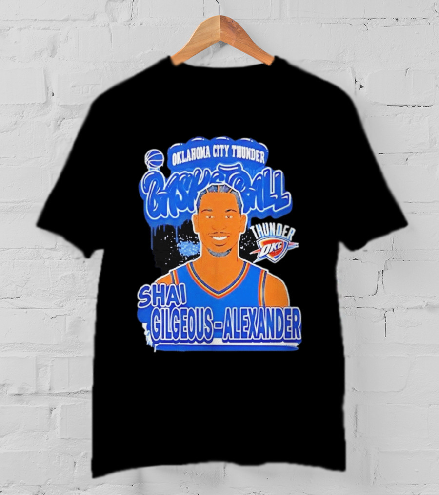 Shai Gilgeous Alexander Oklahoma City Thunder Basketball OKC Thunder T-Shirt