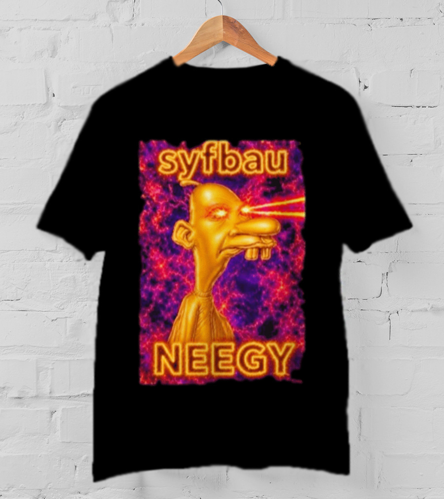 Syfbau Neegy Laser Eyes T-Shirt