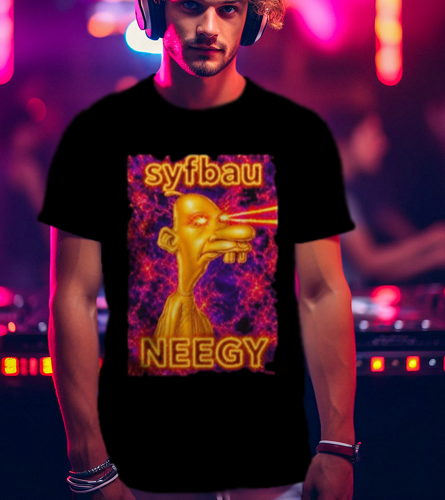 Syfbau Neegy Laser Eyes T-Shirt