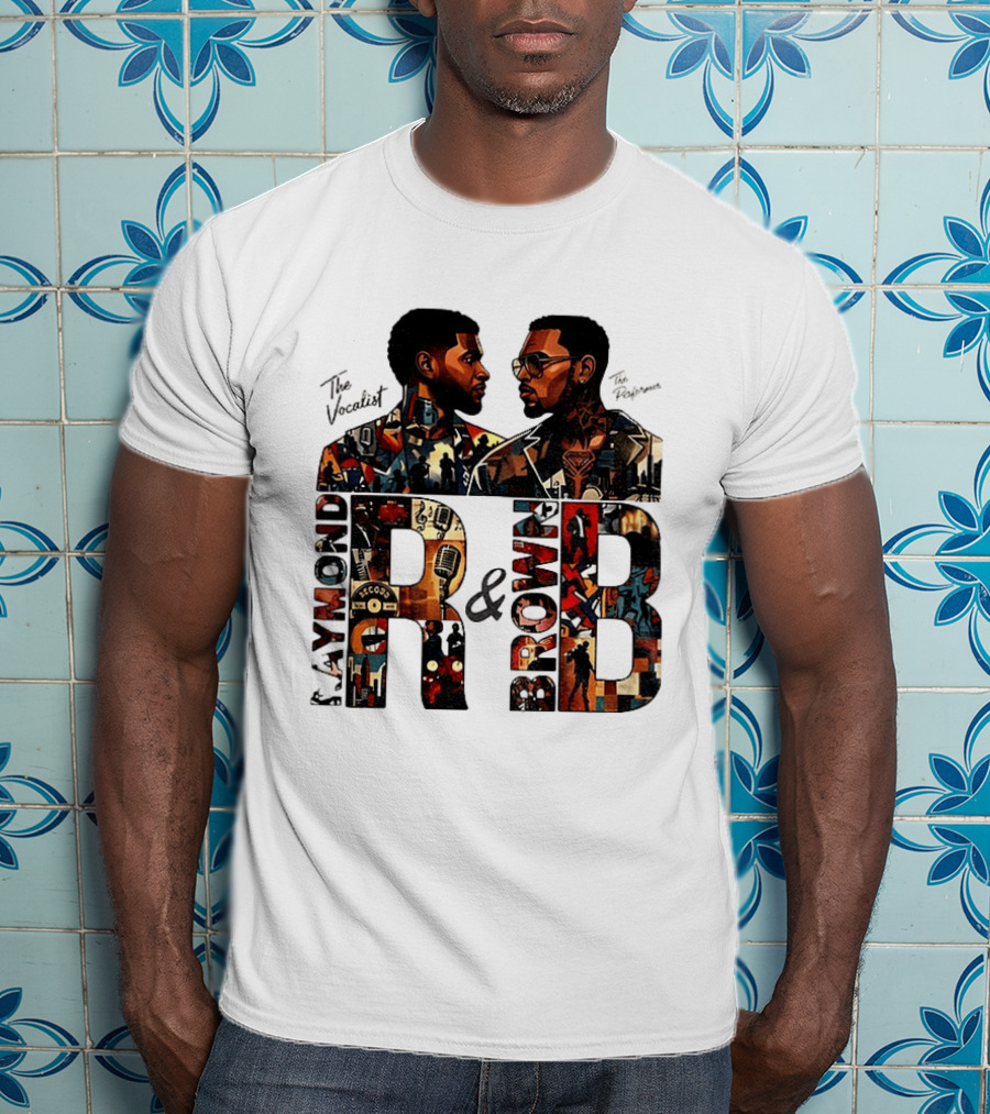 Usher Chris Brown Raymond R And B Tour 2026 Concert Hip Hop The Vocalist The Performer T-Shirt