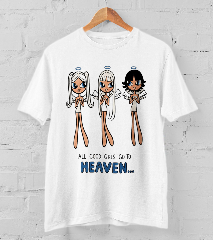 All Good Girls Go To Heaven Angel T-Shirt