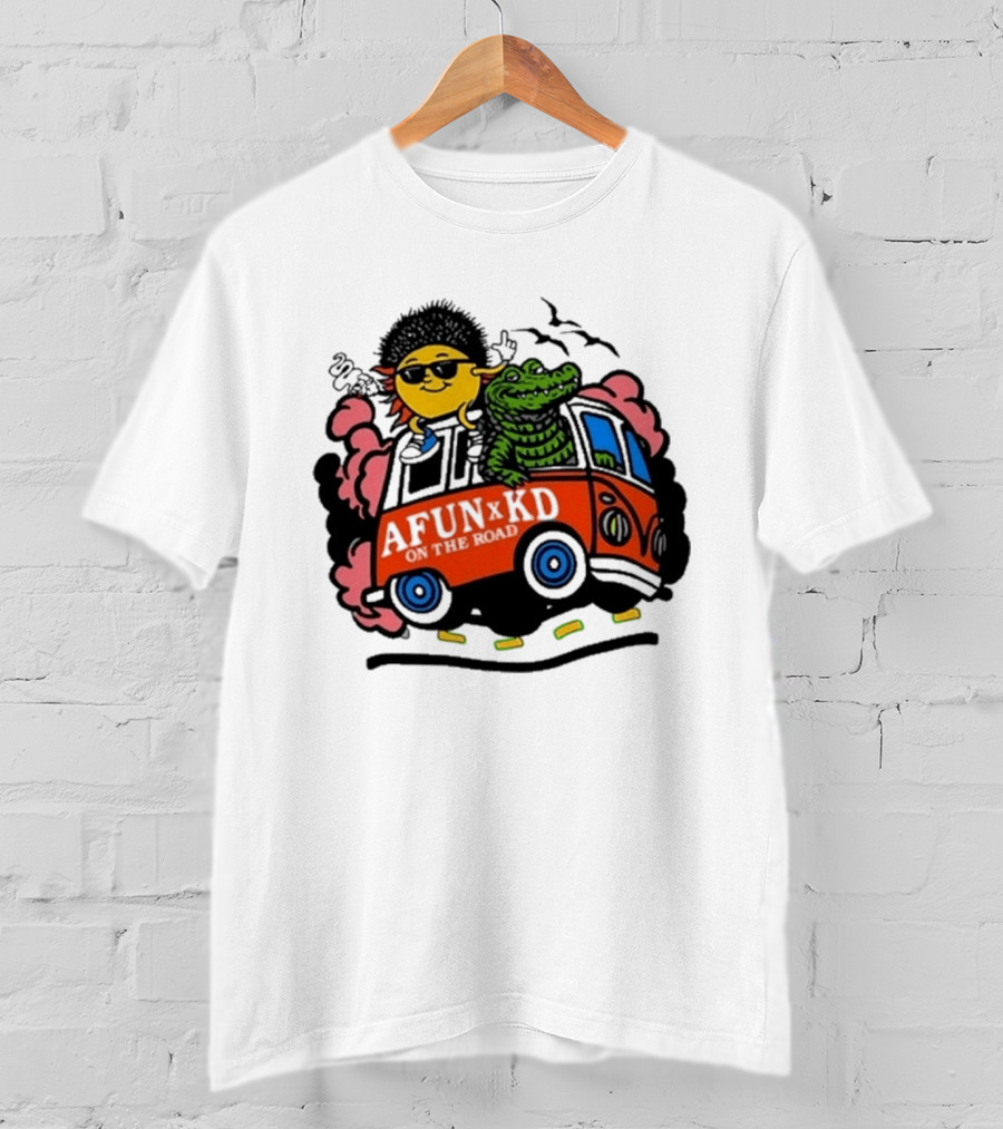 Kitchen Dwellers Andy Frasco AFUN X KD Tour 2026 On The Road Bus Adventure T-Shirt