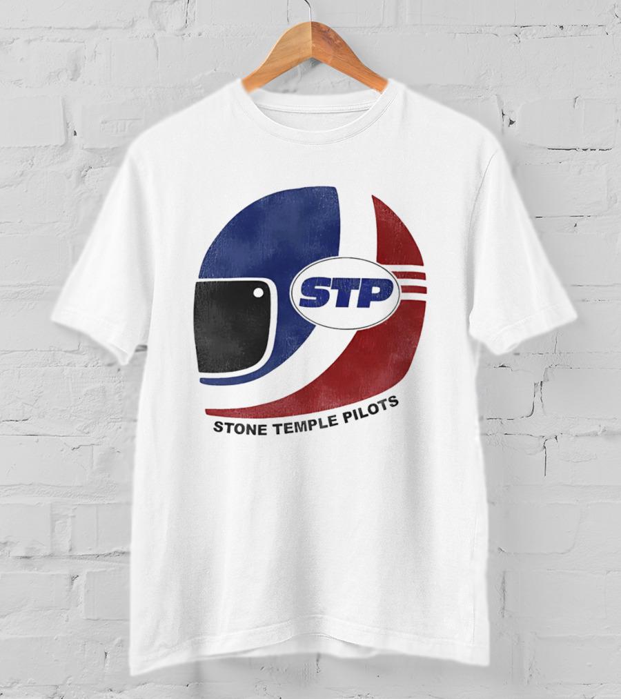 Stone Temple Pilots STP Helmet T-Shirt