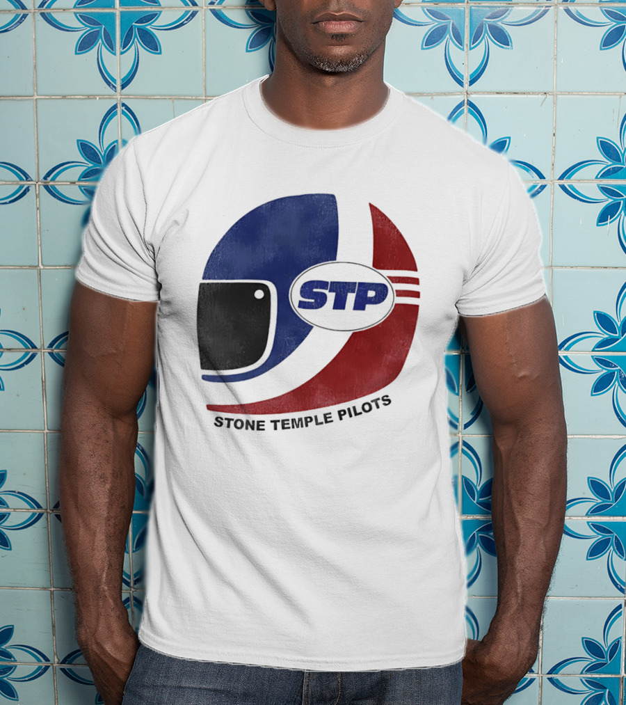 Stone Temple Pilots STP Helmet T-Shirt