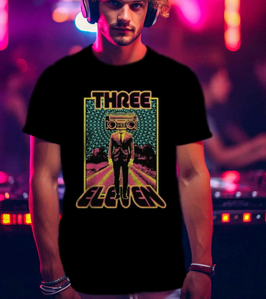 Three Eleven Boombox Head Psychedelic Suit T-Shirt