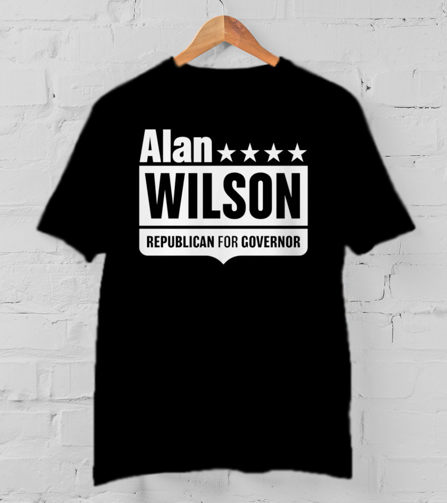 Alan Wilson Republican For Governor 2026 Election Campaign Stars T-Shirt