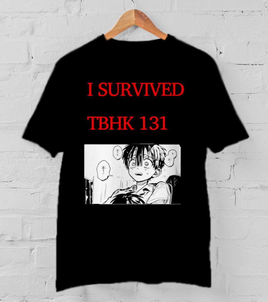 I Survived Tbhk 131 Crying Boy Manga Panel Japanese Comic Scene T-Shirt