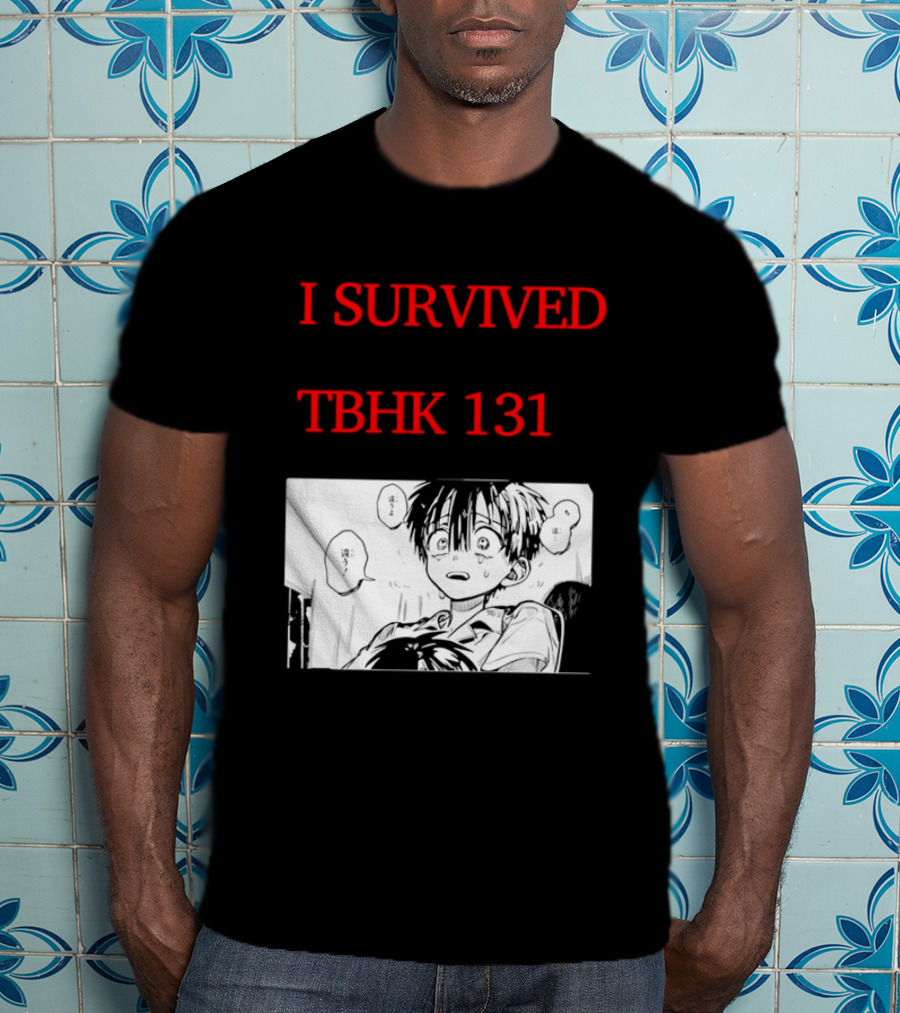 I Survived Tbhk 131 Crying Boy Manga Panel Japanese Comic Scene T-Shirt