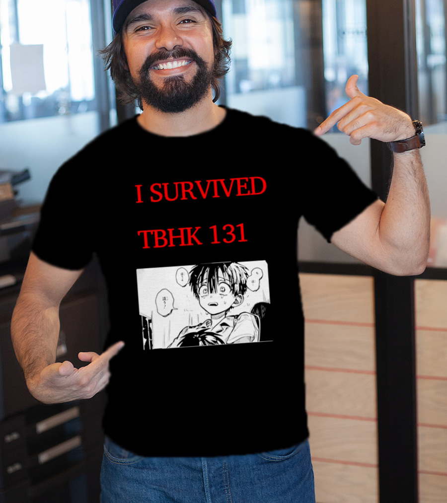 I Survived Tbhk 131 Crying Boy Manga Panel Japanese Comic Scene T-Shirt