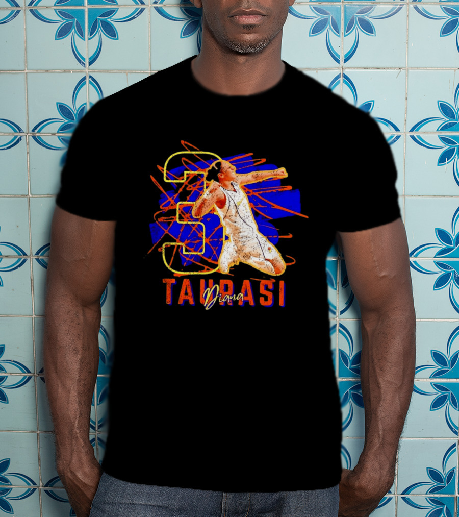 Diana Taurasi No 3 Phoenix Mercury WNBA Basketball T-Shirt