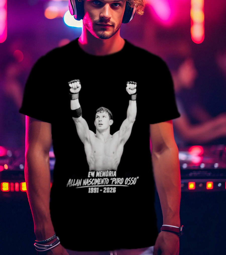 Ian Machado Garry Em Memória Allan Nascimento Puro Osso 1990 2026 T-Shirt