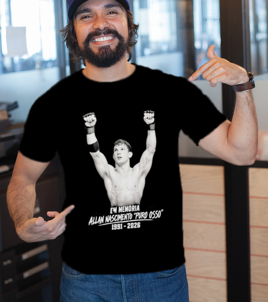 Ian Machado Garry Em Memória Allan Nascimento Puro Osso 1990 2026 T-Shirt