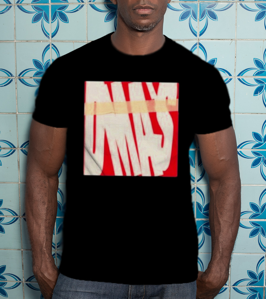 DMA's DMA's Album Cover Art Distorted Red White T-Shirt